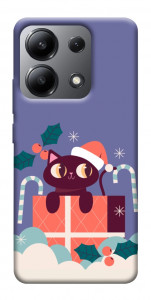 Чохол Christmas cat для Xiaomi Redmi Note 13 4G