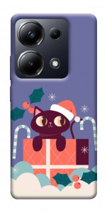 Чехол Christmas cat для Xiaomi Poco M6