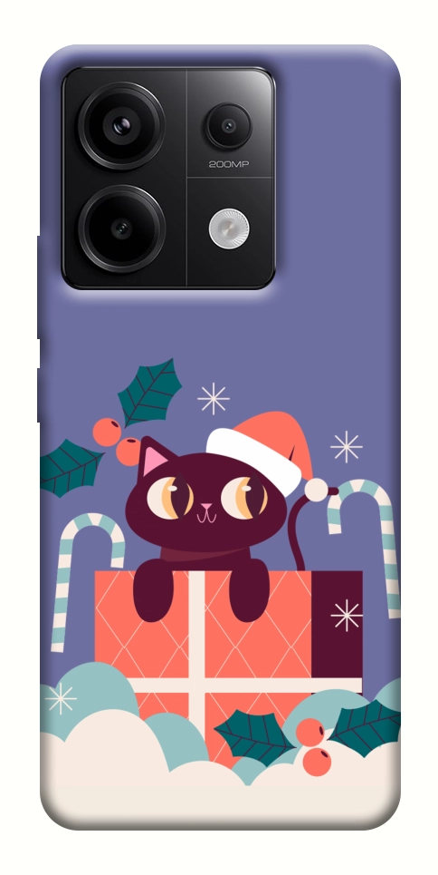 Чохол Christmas cat для Xiaomi Redmi Note 13 Pro 4G