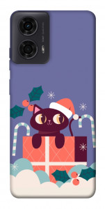 Чехол Christmas cat для Motorola Moto G24