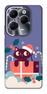 Чехол Christmas cat для Infinix Hot 40