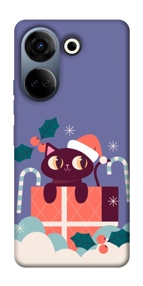 Чохол Christmas cat для TECNO Camon 20 Pro (CK7n)