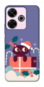 Чохол Christmas cat для Xiaomi Redmi 13 4G