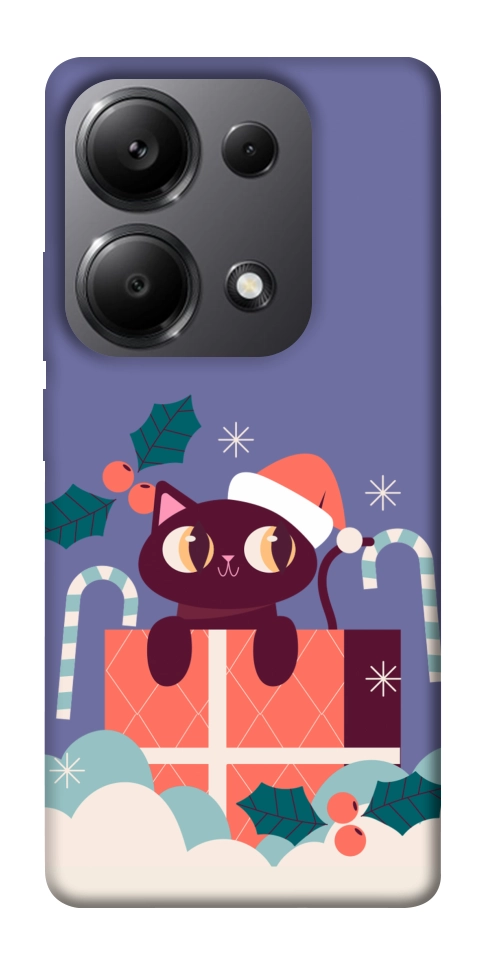 Чехол Christmas cat для Xiaomi Redmi Note 13 Pro 5G