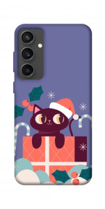 Чехол Christmas cat для Galaxy S24 FE