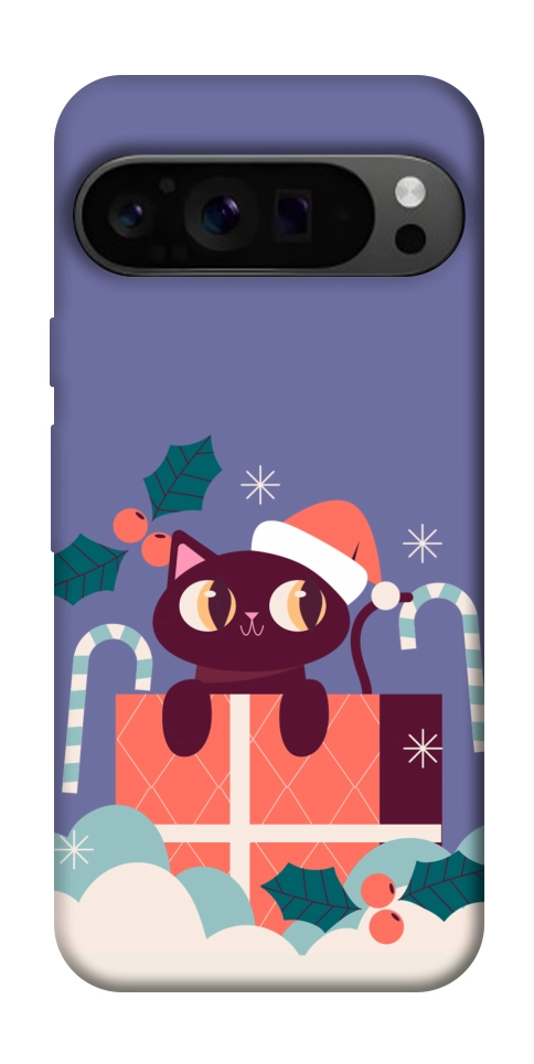 Чохол Christmas cat для Google Pixel 9 Pro