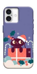 Чохол Christmas cat для iPhone 16