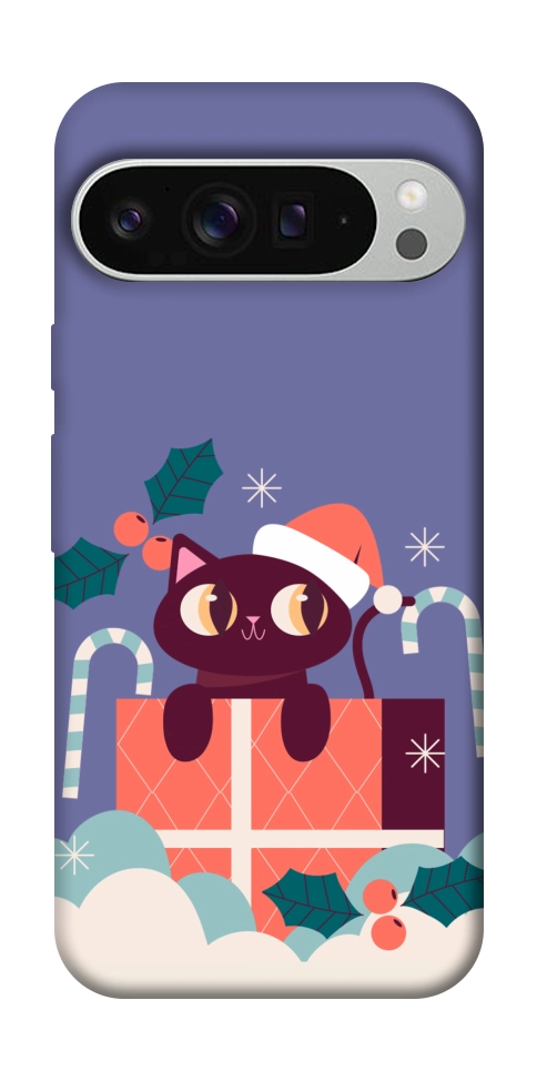 Чехол Christmas cat для Google Pixel 9 Pro XL