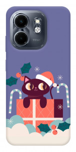 Чехол Christmas cat для Infinix Smart 9 4G