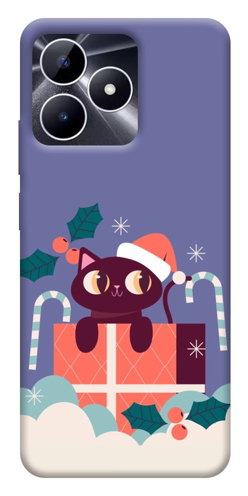 Чохол Christmas cat для Realme Note 50 5G