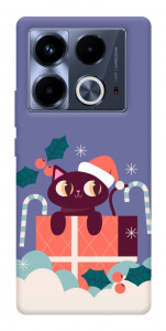 Чехол Christmas cat для Infinix Note 40 4G