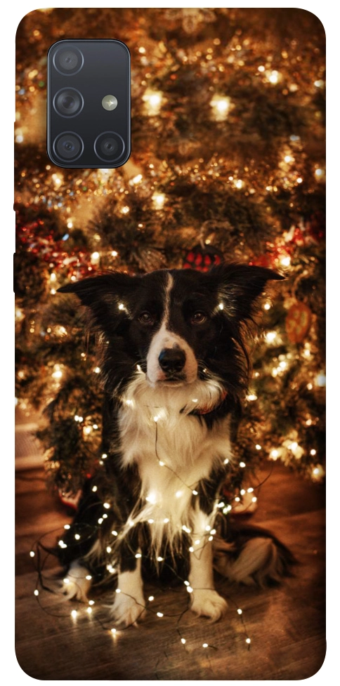 Чохол Christmas dog для Galaxy A71 (2020)