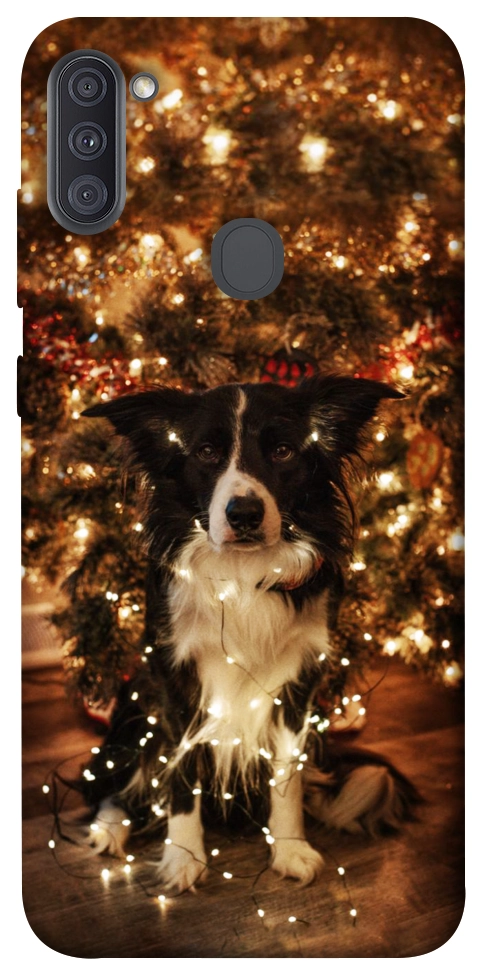 Чехол Christmas dog для Galaxy A11 (2020)