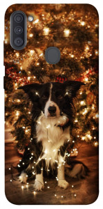 Чехол Christmas dog для Galaxy A11 (2020)