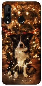 Чехол Christmas dog для Huawei P30 Lite