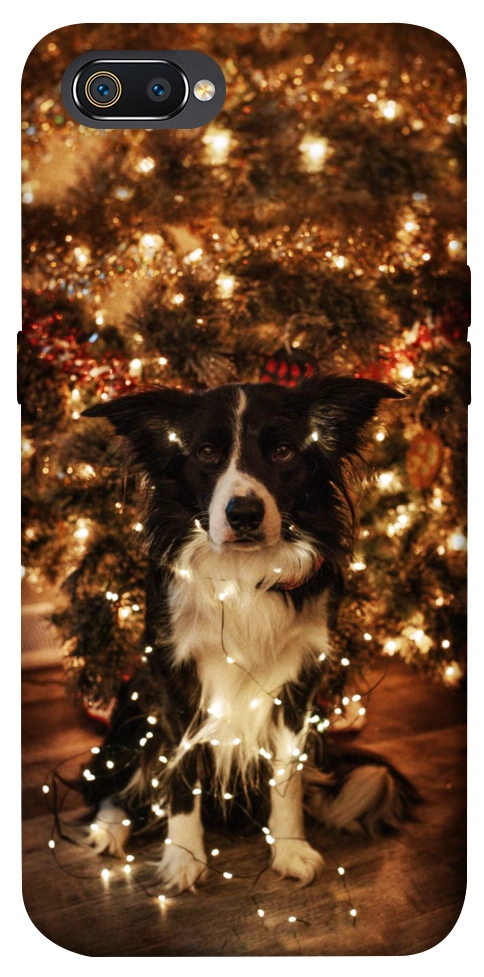 Чохол Christmas dog для Realme C2