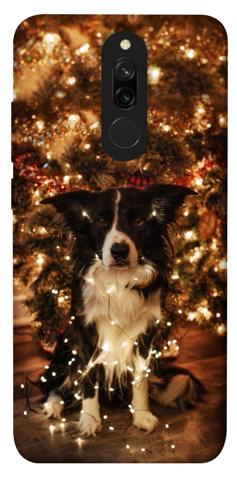 Чохол Christmas dog для Xiaomi Redmi 8