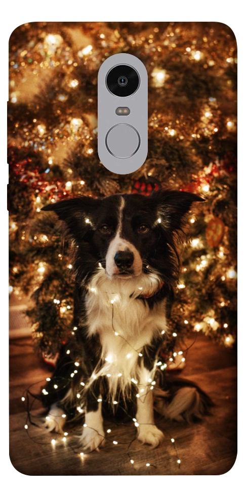 Чехол Christmas dog для Xiaomi Redmi Note 4X