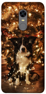 Чохол Christmas dog для Xiaomi Redmi Note 5 (Single Camera)