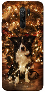 Чохол Christmas dog для Xiaomi Redmi 9