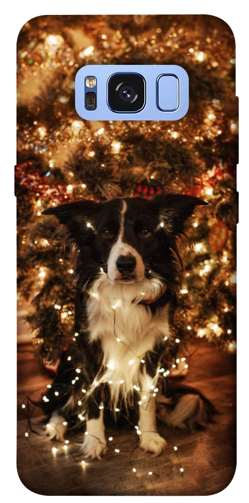 Чехол Christmas dog для Galaxy S8 (G950)