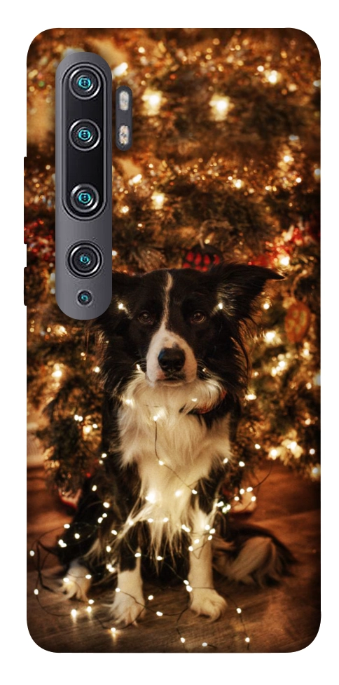 Чохол Christmas dog для Xiaomi Mi Note 10