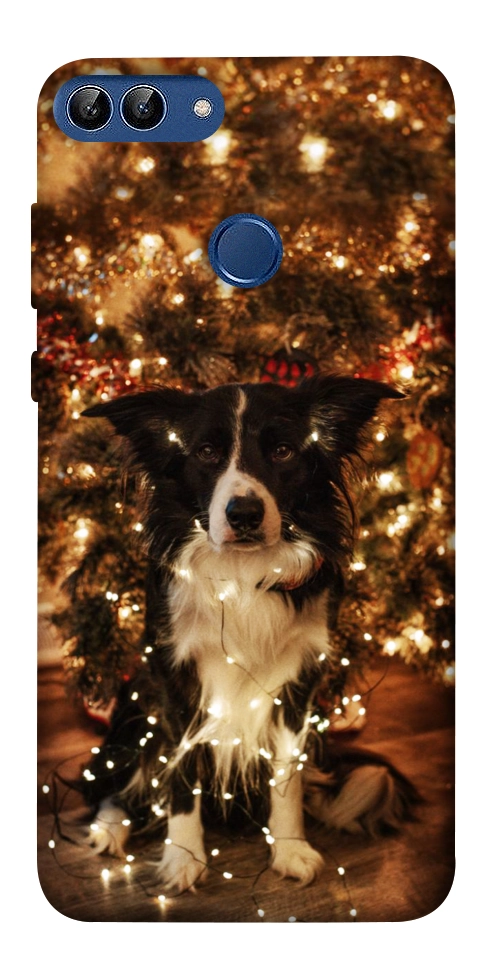 Чехол Christmas dog для Huawei P Smart