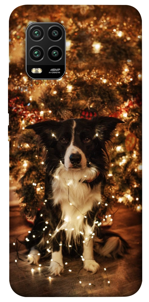 Чехол Christmas dog для Xiaomi Mi 10 Lite