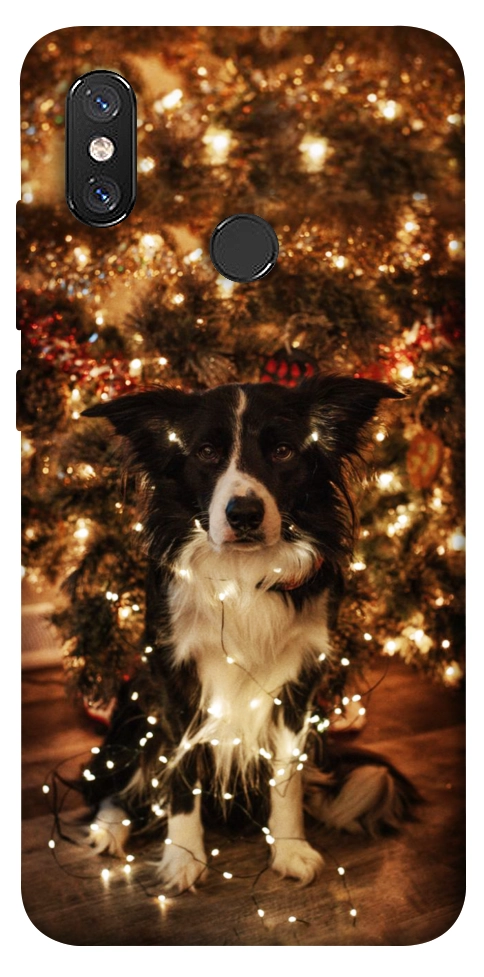 Чохол Christmas dog для Xiaomi Mi 8