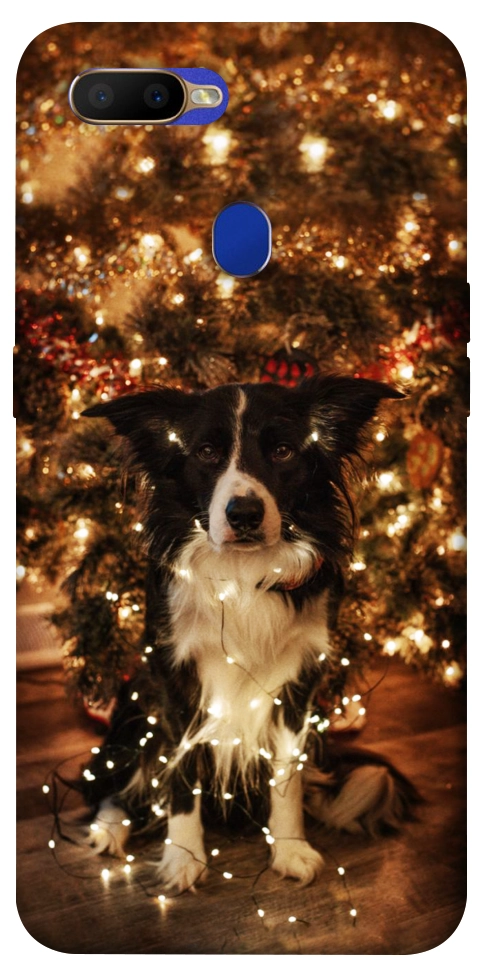 Чехол Christmas dog для Oppo A5s