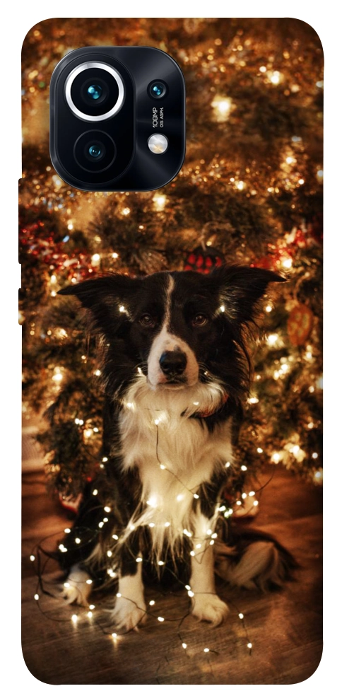 Чохол Christmas dog для Xiaomi Mi 11