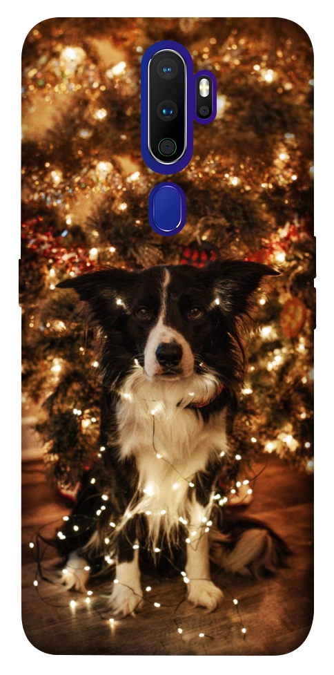 Чохол Christmas dog для Oppo A9 (2020)