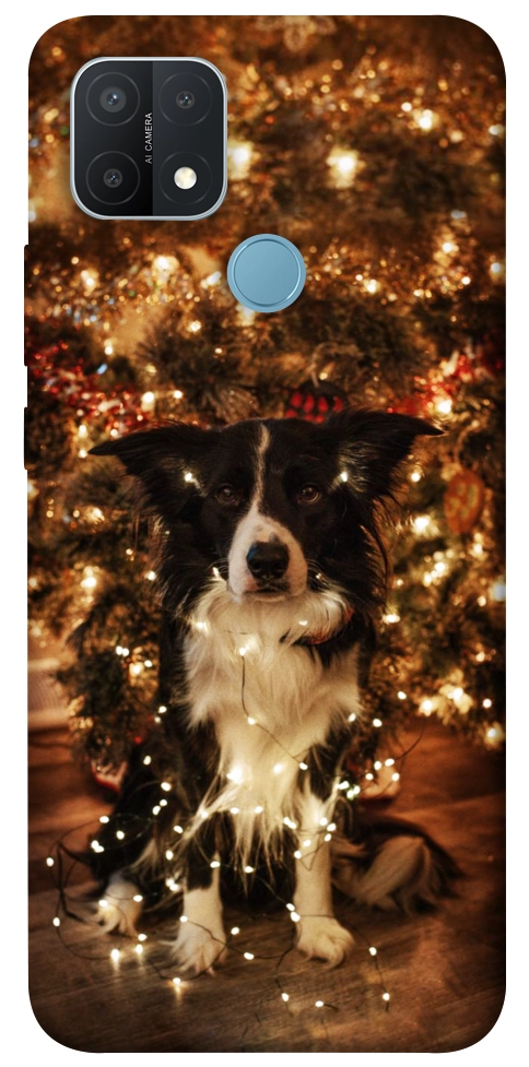 Чехол Christmas dog для Oppo A15