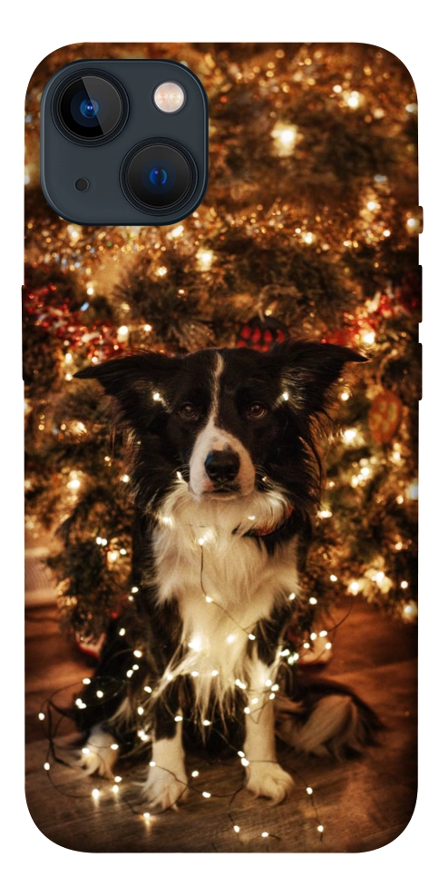 Чохол Christmas dog для iPhone 13