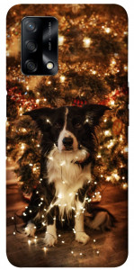 Чохол Christmas dog для Oppo A74 4G