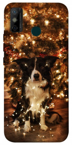 Чохол Christmas dog для TECNO Spark 6 Go