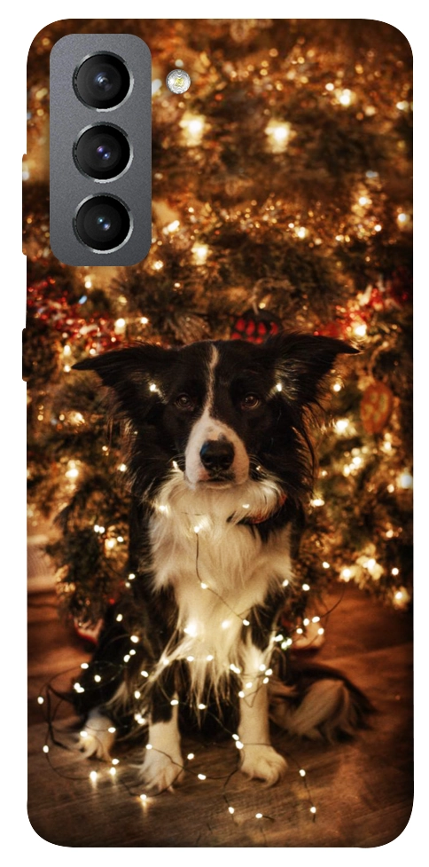 Чехол Christmas dog для Galaxy S21 FE