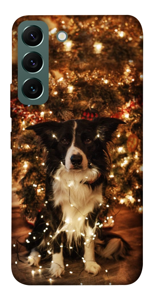 Чехол Christmas dog для Galaxy S22