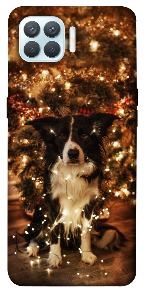 Чехол Christmas dog для Oppo F17 Pro