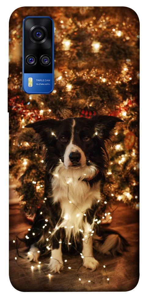 Чохол Christmas dog для Vivo Y51a