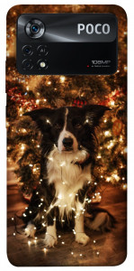 Чохол Christmas dog для Xiaomi Poco X4 Pro