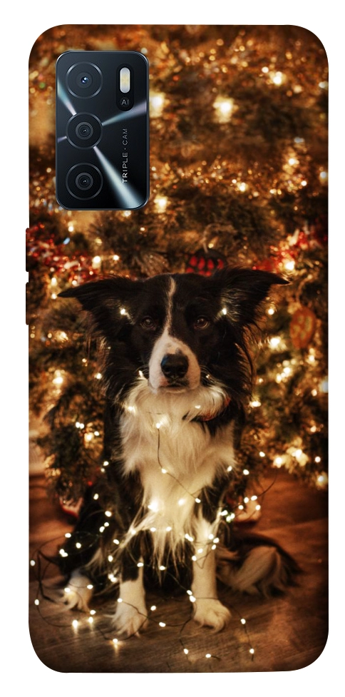 Чехол Christmas dog для Oppo A16