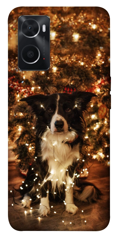 Чехол Christmas dog для Oppo A76 4G