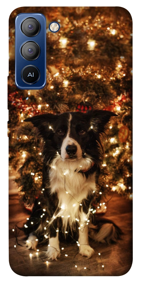 Чехол Christmas dog для TECNO Pop 5 LTE