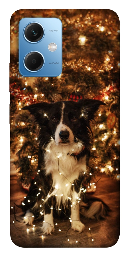 Чехол Christmas dog для Xiaomi Redmi Note 12 5G