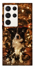 Чехол Christmas dog для Galaxy S23 Ultra