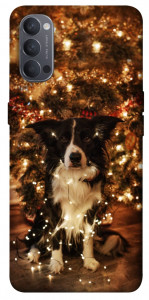 Чохол Christmas dog для Oppo Reno 4