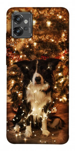 Чохол Christmas dog для Motorola Moto G32