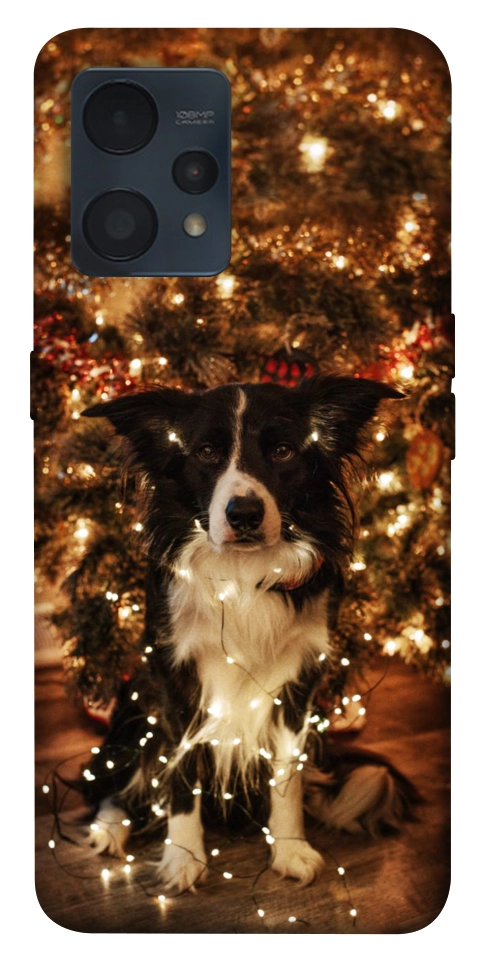 Чехол Christmas dog для Realme 9 4G