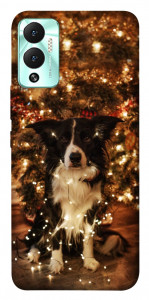 Чехол Christmas dog для Infinix Hot 12 Play